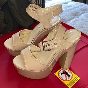 Chunky platform heels